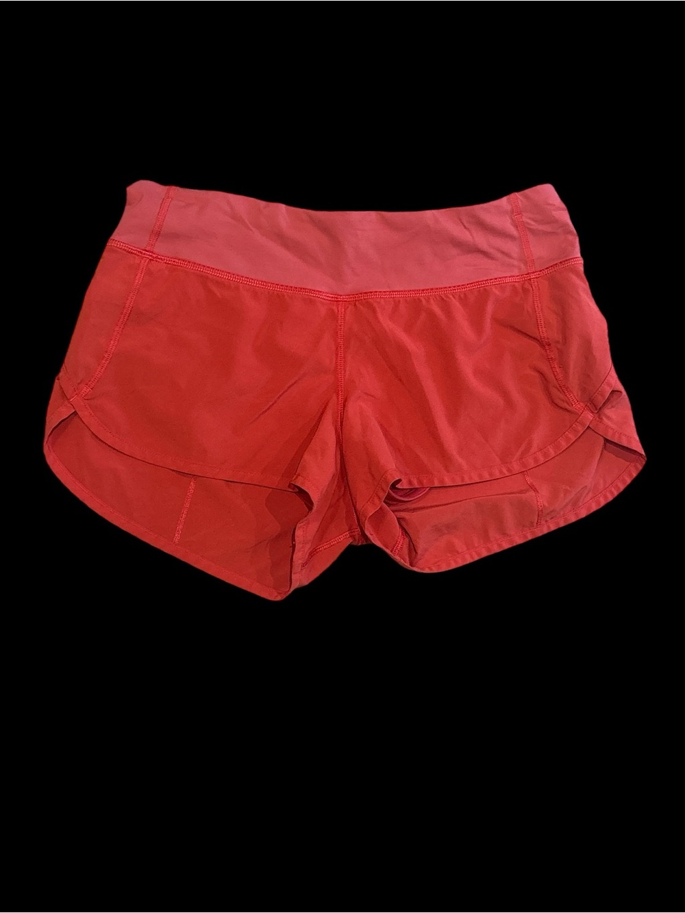 Lululemon Speed up High Rise Orange Shorts